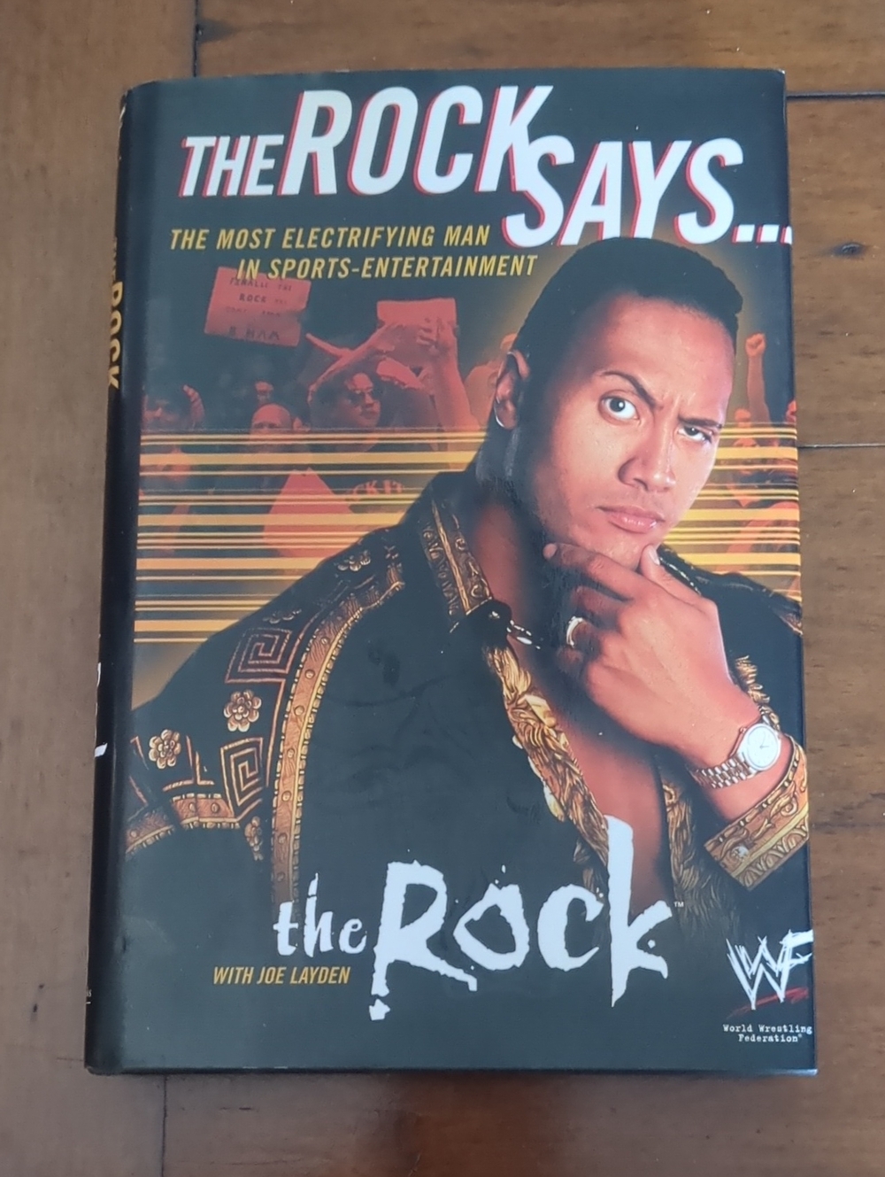 The Rock Says... Hardcover Book